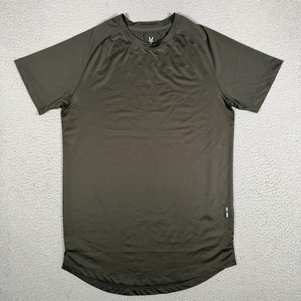 ASRV Shirt Mens Medium Black DSG-0660 Athletic Gym Workout Performance Preppy
